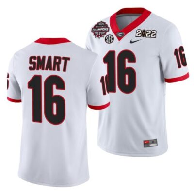 Georgia Bulldogs #16 Kirby Smart Jersey