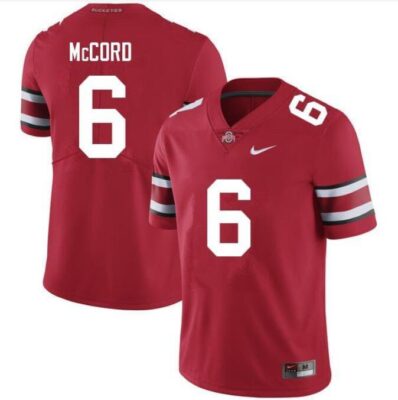 Men's Kyle McCord #6 Ohio State Buckeyes Limited Jersey Red