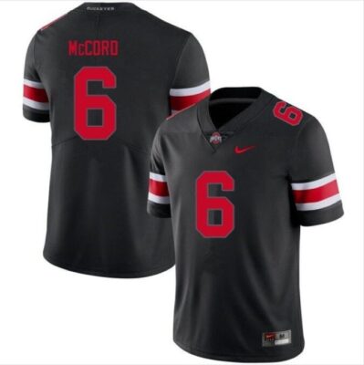 Men's Kyle McCord #6 Ohio State Buckeyes Limited Jersey Black