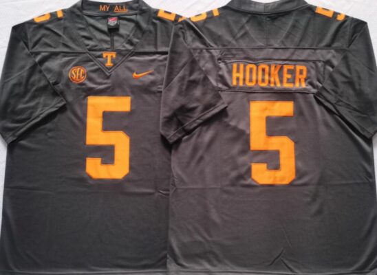 Men's Hendon Hooker #5 Tennessee Volunteers Limited Jersey Gray