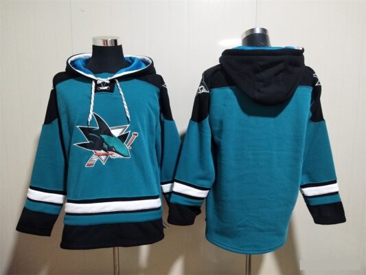 San Jose Sharks Blank Hoodies