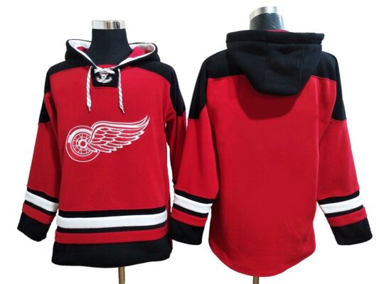 Detroit Red Wings Blank Hoodies