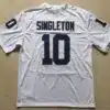 Penn State Nittany Lions #10 Nicholas Singleton Jersey White