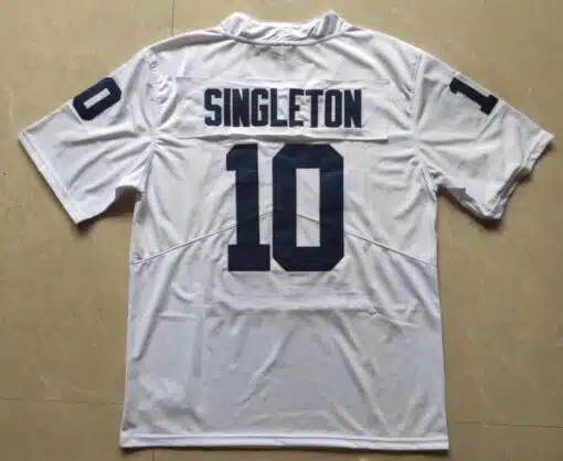 Penn State Nittany Lions #10 Nicholas Singleton Jersey White