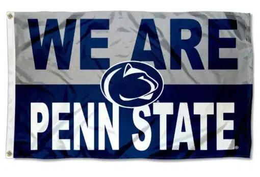 Penn State Nittany Lions Flag with Brass Grommets 3X5Ft Banner USA Polyester