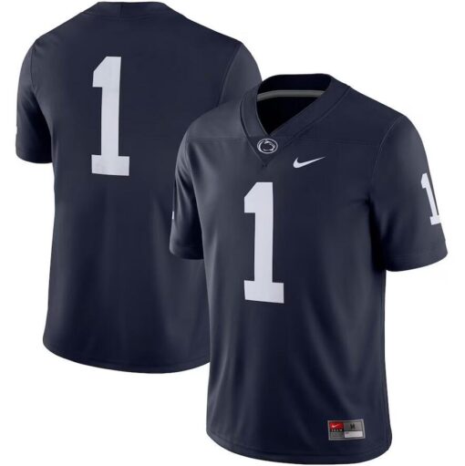 Men's #1 Penn State Nittany Lions Limited Jersey Navy