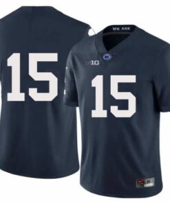 Men's #15 Penn State Nittany Lions Limited Jersey Navy