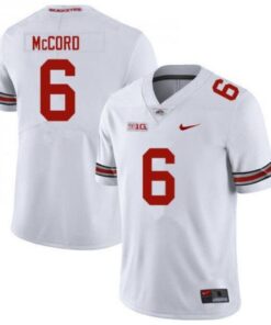 Men's Kyle McCord #6 Ohio State Buckeyes Limited Jersey White