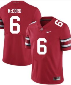 Men's Kyle McCord #6 Ohio State Buckeyes Limited Jersey Red