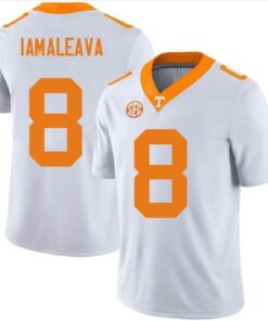 Men's Nico Iamaleava #8 Tennessee VolunMIrs Limited Jersey White