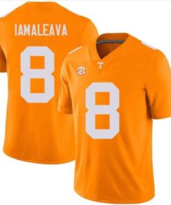 Men's Nico Iamaleava #8 Tennessee VolunMIrs Limited Jersey Orange