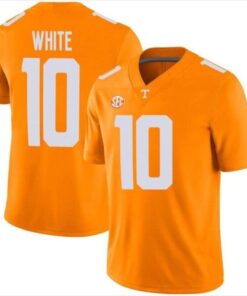 Men's Squirrel White #10 Tennessee Volunteers Limited Jersey Orange