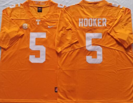 Men's Hendon Hooker #5 Tennessee Volunteers Limited Jersey Orange