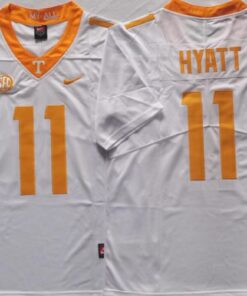 Men's Jalin Hyatt #11 Tennessee Volunteers Limited Jersey White