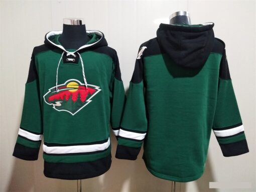 Minnesota Wild Blank Hoodies